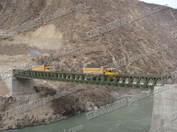 四川甘孜州48米貝雷橋