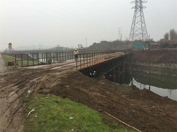 中鐵二十四局連鎮鐵路貝雷鋼橋